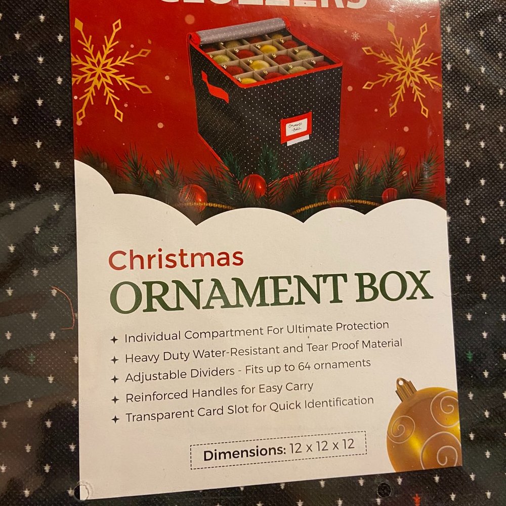 Christmas Ornament Storage Box